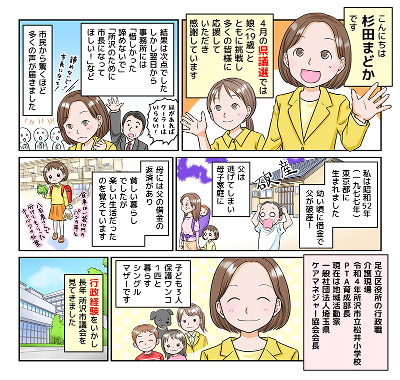 杉田まどか　漫画1ページ目